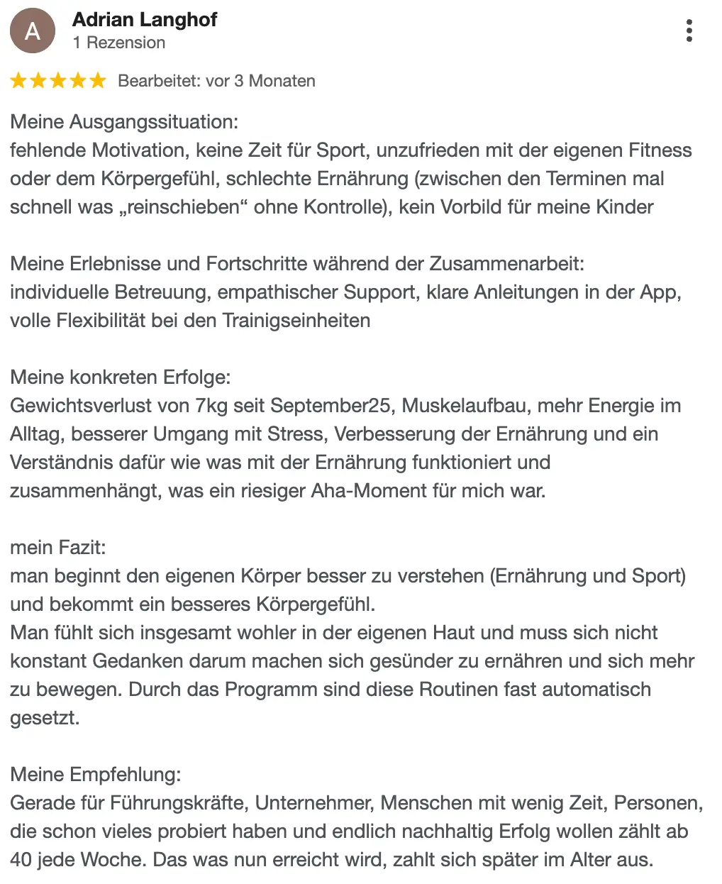 Google Bewertung